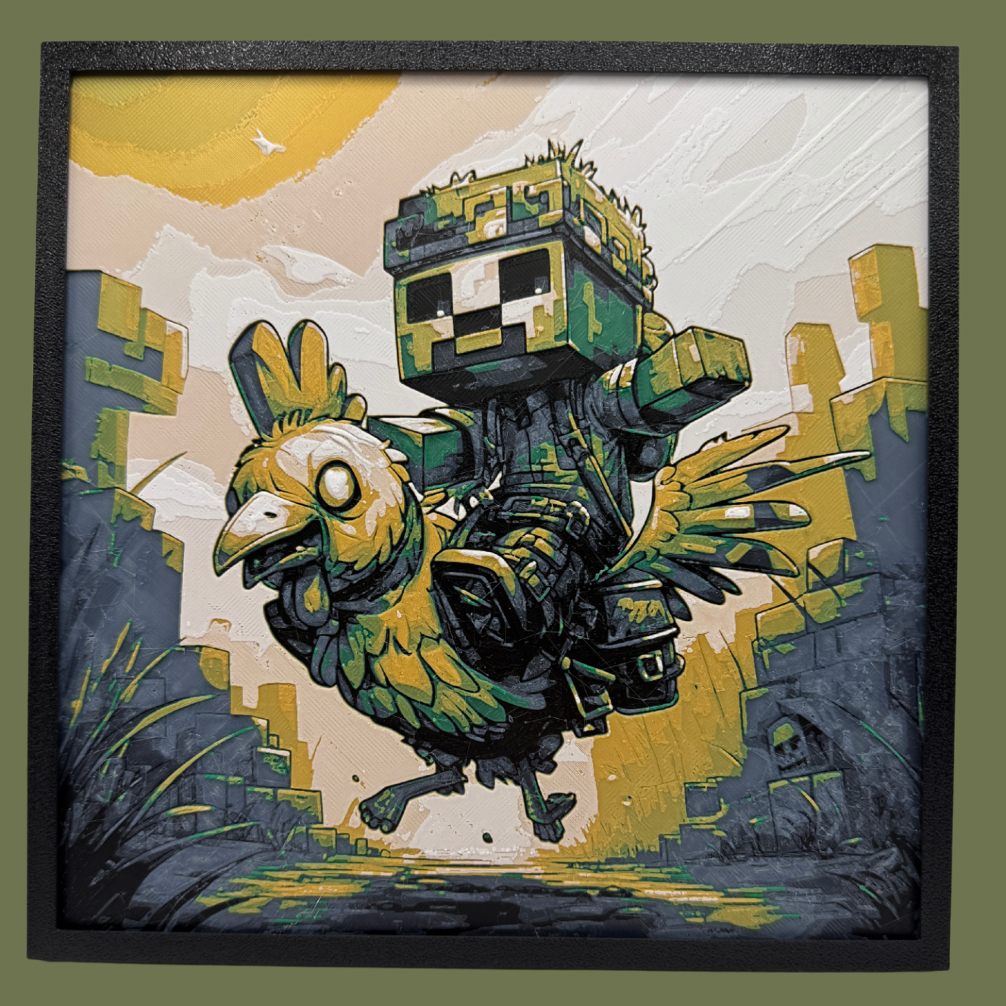 Chicken Jockey - Minecraft