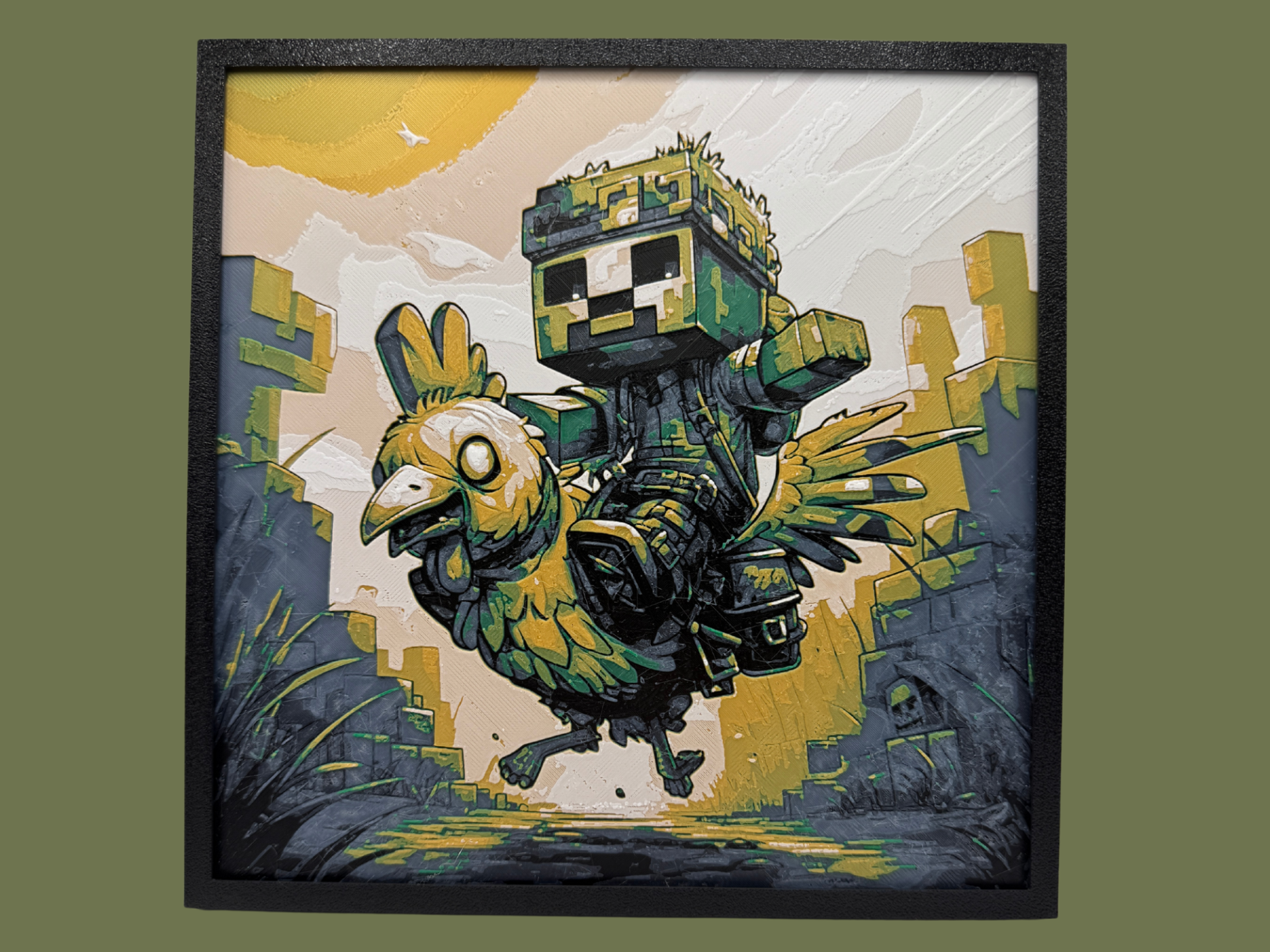 Chicken Jockey - Minecraft