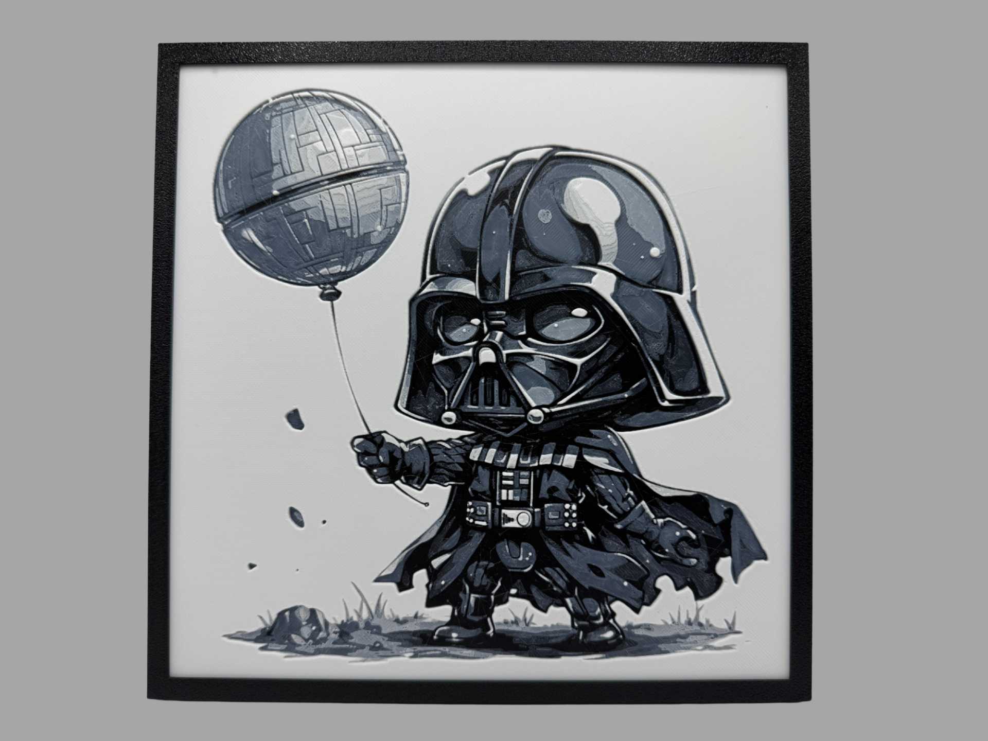 Darth Vader with a Death Star Balloon -Chibi Edition