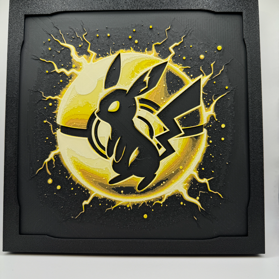 Pikachu - Pokeball Hueforge
